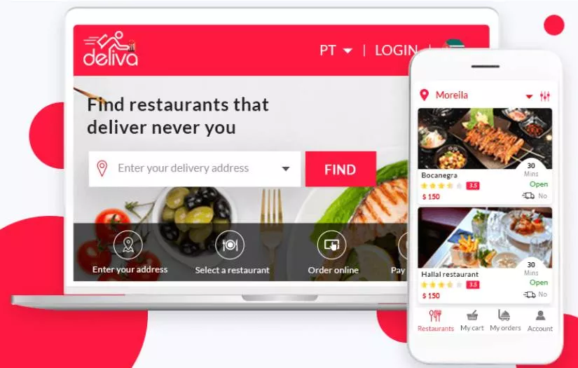 Deliva Africa- Food ordering and delivery service screenshot 1